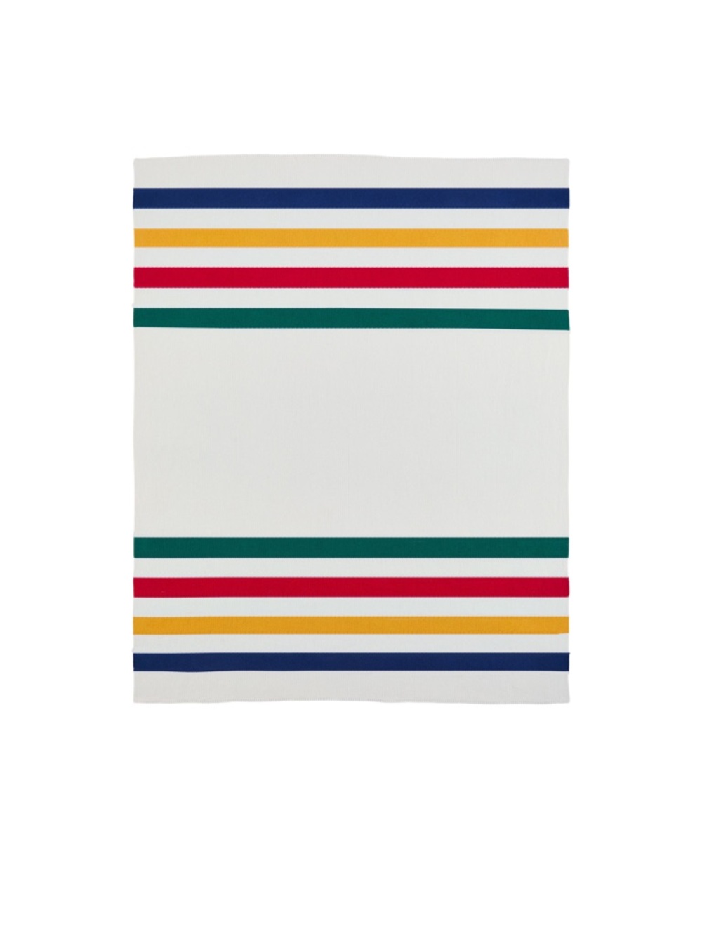 Cotton Knit Throw HBC Stripes Hudson’s Bay Company Multistripe